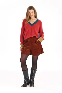 KOMODO KOMODO Damen vegan Shorts Lima Chestnut – Produktbild 1 von 1