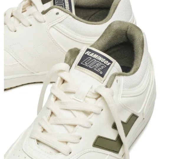 Flamingos Life Flamingos' Life Retro 90er Damen und Herren Sneaker *100% Vegan, Olive (grün), – Produktbild 1 von 3
