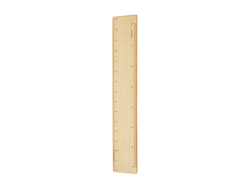 Holzlineal 'Pico' Ahorn 15 cm – Produktbild 1 von 1