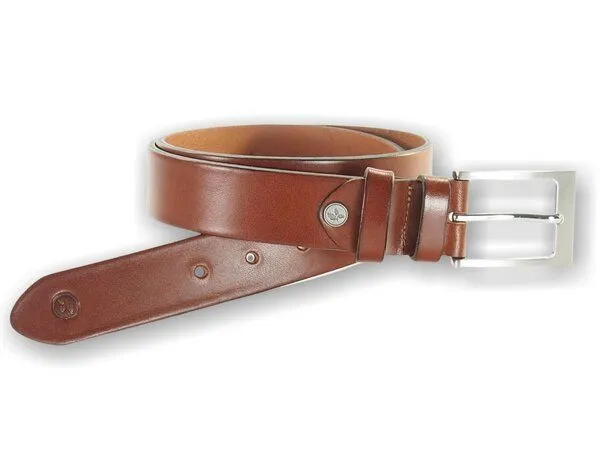 Greenbelts Greenbelts Herren Ledergürtel HARRY, Cognac, – Produktbild 3 von 3