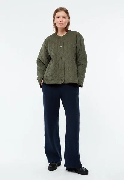 Givn Berlin Givn Berlin Steppjacke GBBETHANY aus Babycord, Dark khaki, – Produktbild 2 von 4