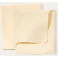 KUSHEL KUSHEL Leinen Servietten Duo, Cream linen beige, – Produktbild 1 von 1