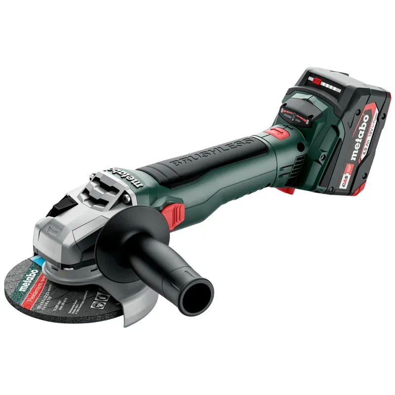 Metabo Metabo Akku-Winkelschleifer W 18 LT BL 11-125, metaBOX 165 L, 18V 2x4Ah Li-Power + ASC 55 – Produktbild 1 von 1