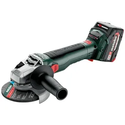 Metabo Metabo Akku-Winkelschleifer W 18 LT BL 11-125, metaBOX 165 L, 18V 2x4Ah Li-Power + ASC 55 – Produktbild 1 von 1