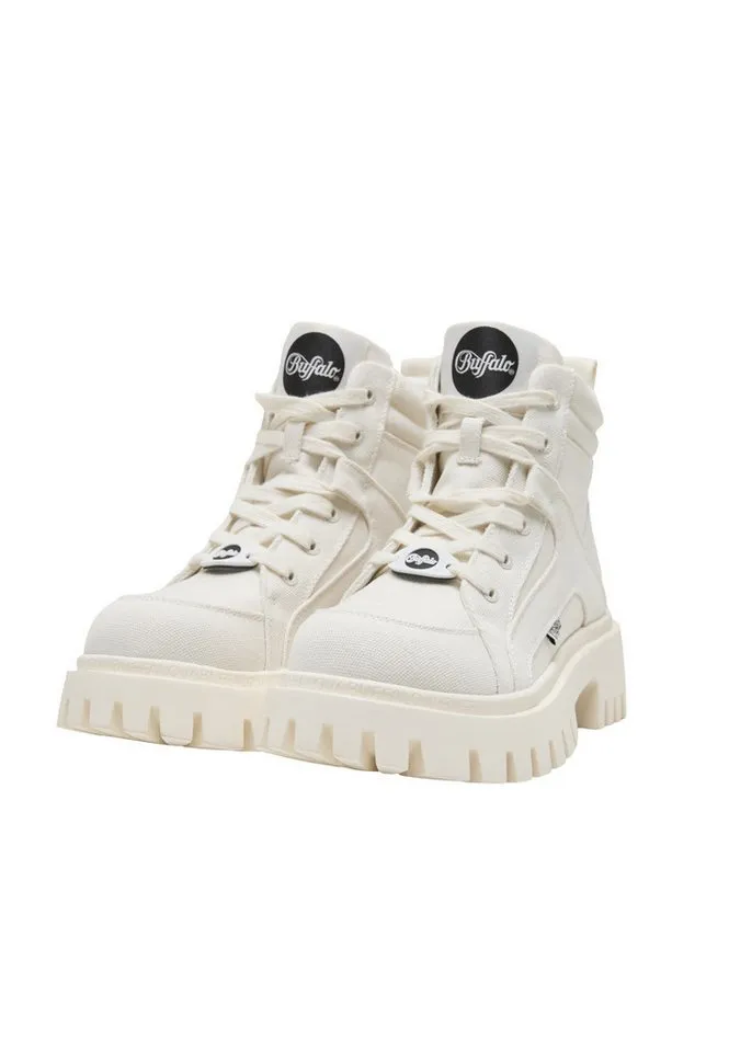 Buffalo Buffalo ZANOS NC MID - VEGAN CAVAS Stiefelette, Weiß, – Produktbild 1 von 5