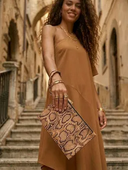 Will's Vegan Shop Will's Vegan Shop Wristlet Schlangenmuster der Frauen – Produktbild 1 von 1