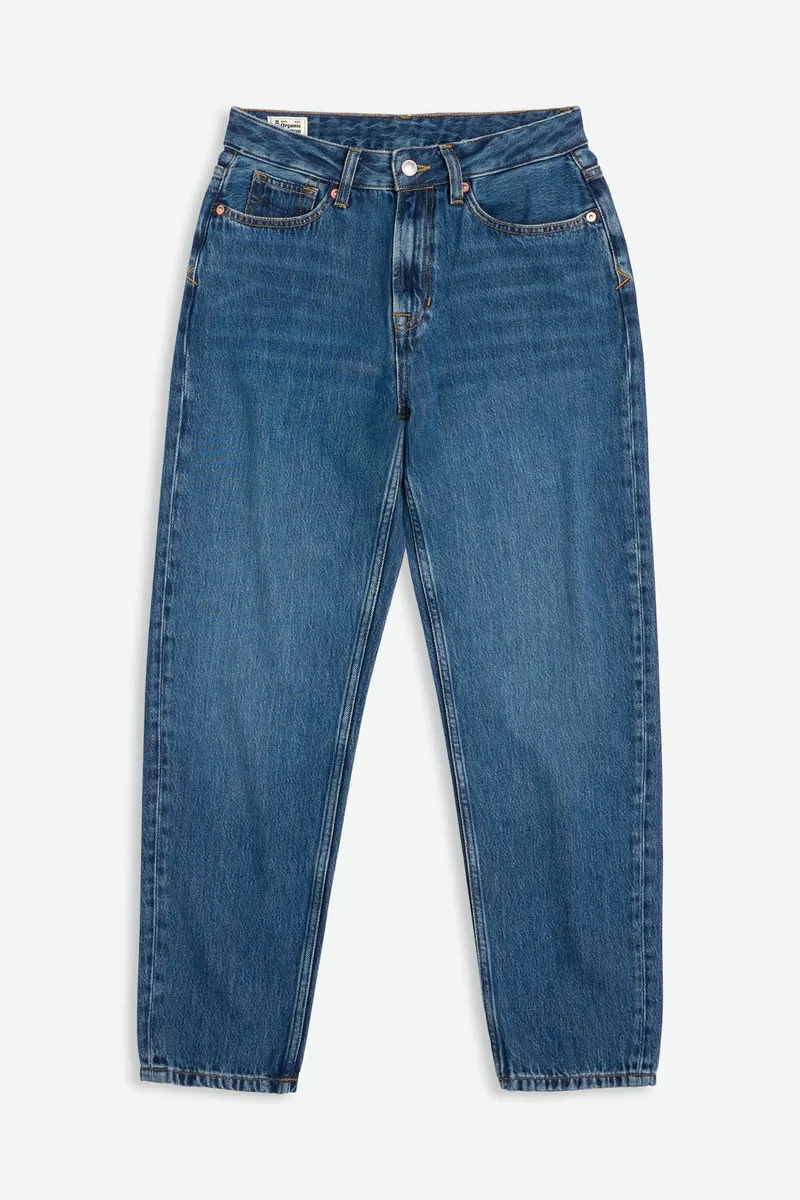 Kings Of Indigo Kings of Indigo Damen vegan Jeans Cropped Caroline Lewisboro Mid Faded Blau, Dunkelblau, – Produktbild 2 von 2