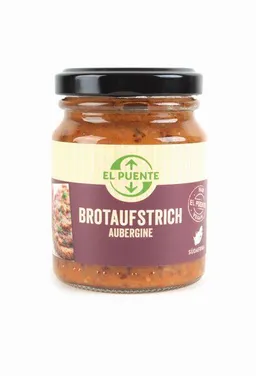 El Puente El Puente Veganer Brotaufstrich Aubergine | Fair Trade | Vegan | Glutenfrei – Produktbild 1 von 1