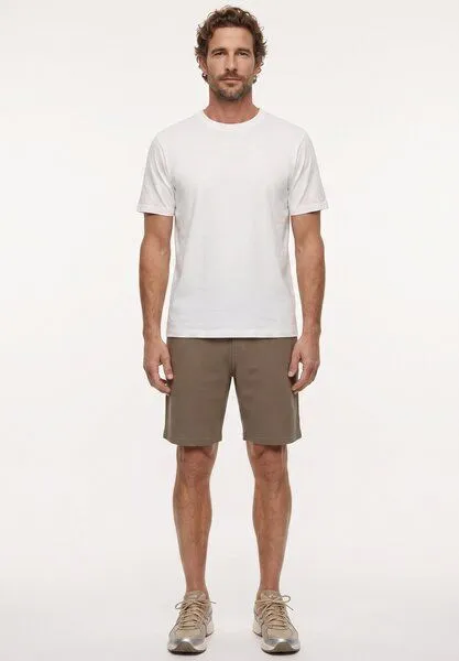ORGANICATION ORGANICATION STEVVEN | Waffel-Shorts aus Bio-Baumwolle & recyceltem Polyester, Brown, – Produktbild 1 von 4