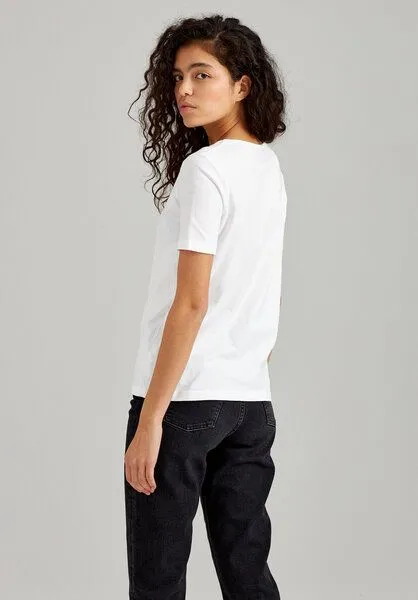 THOKKTHOKK ThokkThokk Damen T-Shirt Bio Fair, Weiss, – Produktbild 6 von 7
