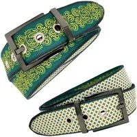 Seegarn Seegarn - Gürtel / Wendegürtel SeeAlge 4cm, Glanz schwarz, – Produktbild 2 von 4