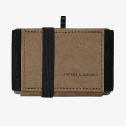 ANDERS & KOMISCH ANDERS & KOMISCH Mini Pro Slim Wallet mit Münzfach - Kleines smarte Portemonnaie Braun – Produktbild 1 von 1