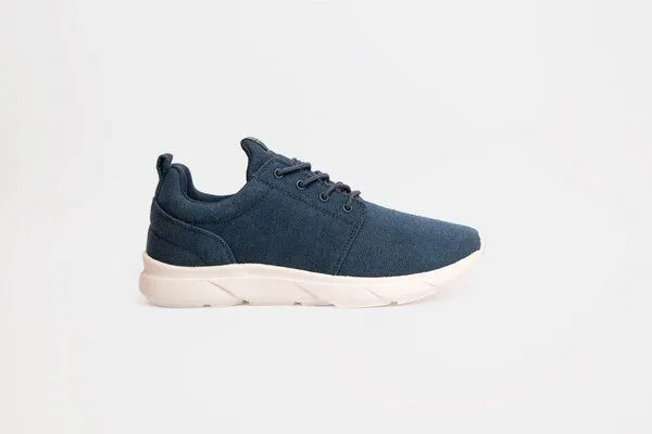 8000Kicks 8000Kicks Explorer V2 Navy blau - Wasserdichte Hanfschuhe – Produktbild 2 von 4