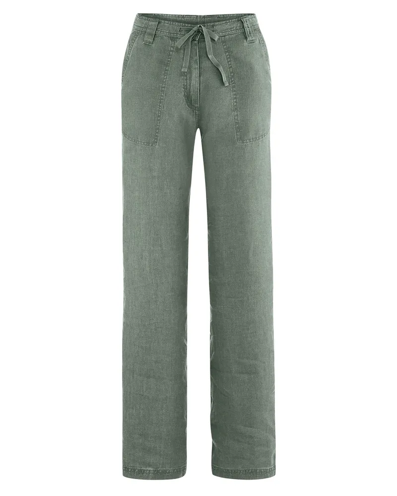 HempAge Hempage Damen vegan Hose Airy Summer In Thymiangrün, Grün, – Produktbild 1 von 1