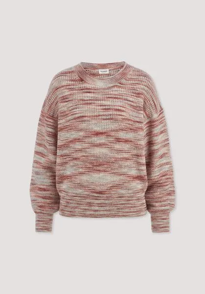 hessnatur hessnatur Strick Pullover Relaxed aus reinem Alpaka, Pfirsichrot, – Produktbild 4 von 4