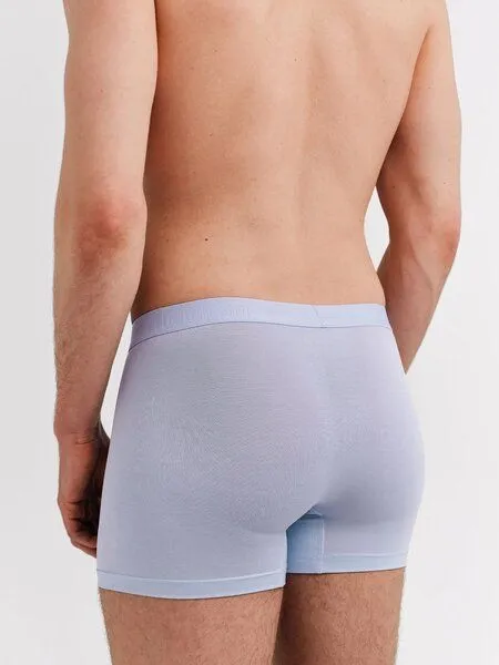 erlich textil erlich textil Light Touch Pants im 3er Pack, enge Boxershorts aus weichem Modal, made in Europe, Hellblau, – Produktbild 4 von 8