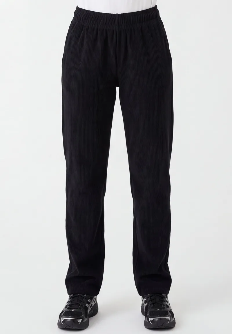 ORGANICATION ORGANICATION Damen vegan Jogginghose Aus Cord Schwarz, Schwarz, – Produktbild 1 von 1