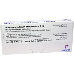 Weleda WELEDA AURUM METALLICUM PRAEPARATUM D 10 Ampullen 8 St Ampullen – Produktbild 1 von 1