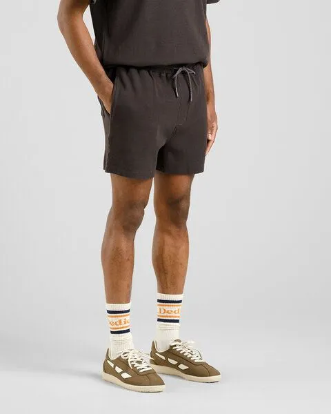 Dedicated DEDICATED Herren Shorts aus Bio-Baumwolle - Essingen Waffle, Phantom black (grau), – Produktbild 2 von 4