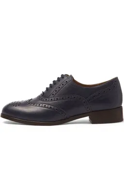 Will's Vegan Store Will's Vegan Store Damen vegan Oxford Brogues Marineblau – Produktbild 1 von 1