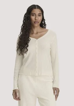 hessnatur hessnatur Pointelle Cardigan PURE COTTON aus reiner Bio-Baumwolle – Produktbild 1 von 1