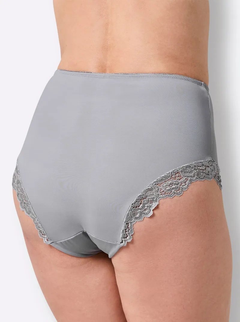 wäschepur Taillenslip steingrau, Steingrau, – Produktbild 3 von 3