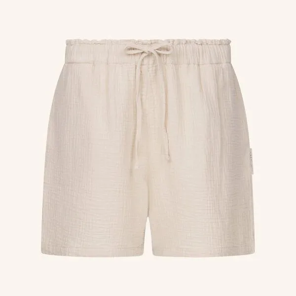 NORDLICHT NORDLICHT Musselin Shorts aus 100% Bio-Baumwolle LEJA, Natur, – Produktbild 2 von 4