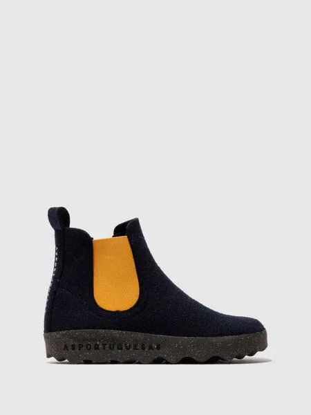 ASPORTUGUESAS Asportuguesas Filz Boot Caia, Navy, – Produktbild 2 von 4