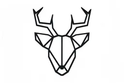 BeWooden BeWooden Wanddekoration aus Holz - Hirsch - Deer Siluette – Produktbild 1 von 1