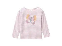 People Wear Organic People Wear Organic Langarm-Shirt malve geringelt Gr. 122/128 – Produktbild 1 von 1