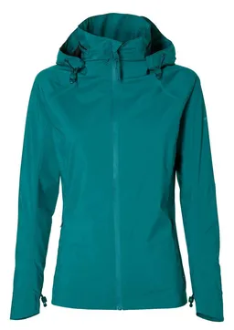 Basil Basil Skane Damen Regenjacke teal green XL - wasserdicht & atmungsaktiv (10.000 WP/MVP), T-Fabric mit DWR-Beschichtung, taillierter Schnitt, reflektierend & helmtauglich – Produktbild 1 von 1
