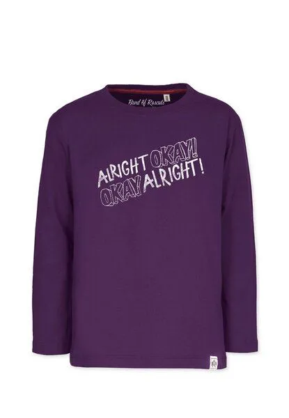 Band of Rascals Band of Rascals Okay Longsleeve, Dark-purple, – Produktbild 1 von 4