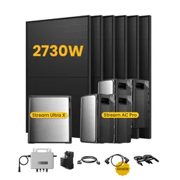 EcoFlow EcoFlow Stream Ultra X, Solaranlage mit Speicher, mit 6 x 455W Bifazialen Solarmodulen, by Powerness - Stream Ultra X + 4 x Stream AC Pro | 11520Wh / 1 x Smart Meter / Standardversand – Produktbild 1 von 1