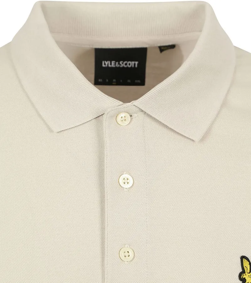 Lyle and Scott Lyle and Scott Poloshirt Plain Ecru - Größe M, Beige, – Produktbild 3 von 3
