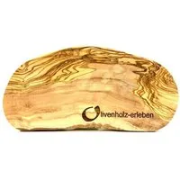 Olivenholz erleben Olivenholz erleben Schneidebrett RUSTIKAL (L23-25 cm) aus Olivenholz – Produktbild 1 von 1