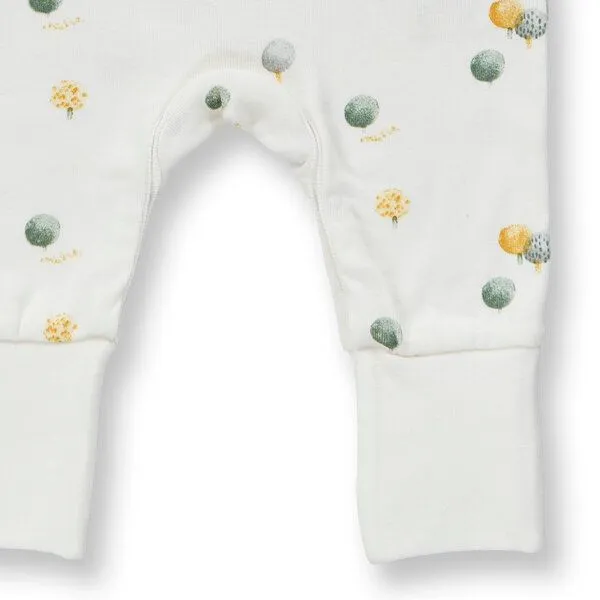 Sense Organics sense-organics Baby Strampler mit Baumdruck, Modell TONA, Weiß mit bäumen, – Produktbild 4 von 4
