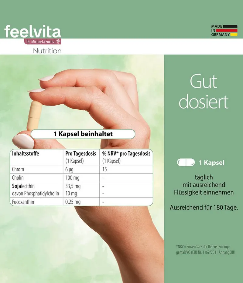 Genius Genius Feelvita Nutrition LipoXanthin® 180 Kapseln, 2er- Set à 90 St. – Produktbild 3 von 5