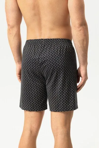 mey Mey Herren Schlafhose kurz | GALLOP CLUB, Schwarz, – Produktbild 3 von 4
