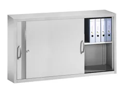 C+P C+P Aufsatzschrank für Schiebetürenschränke aus Stahl 160 cm breit lichtgrau T 40 H 79 – Produktbild 1 von 1