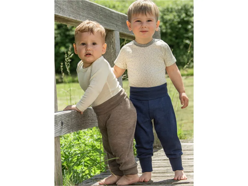 Engel natur Engel Natur Baby Hose Wolle Seide walnuss Gr.74/80, Braun, – Produktbild 2 von 2
