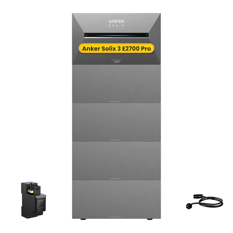 Anker Anker SOLIX Solarbank 3 E2700 Pro All-in-One Speicher für Balkonkraftwerk, by Powerness - 13.5kWh / 1 x Smart Meter / Standardversand – Produktbild 1 von 1