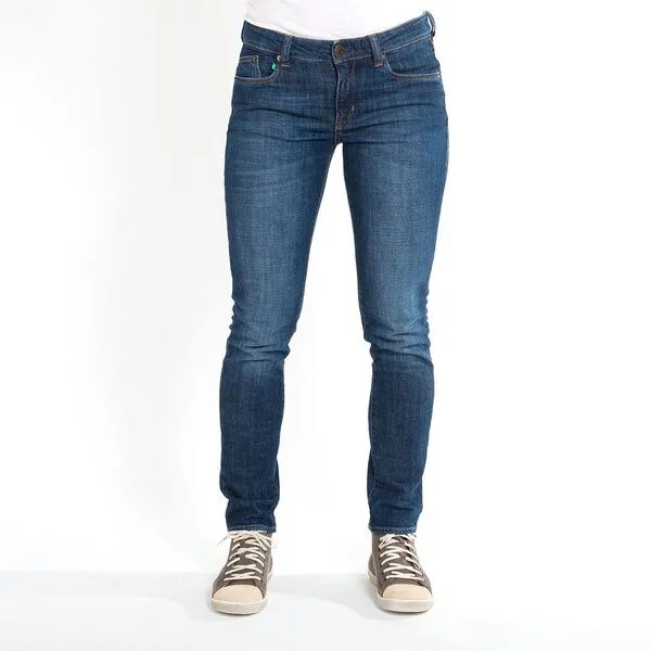 fairjeans fairjeans schmale Jeans SLIMMY WAVES, mit mittelhohem Bund und Waschung, aus Bio-Baumwolle – Produktbild 1 von 4