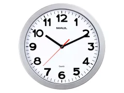 Maul MAUL Wanduhr 'MAULstep 30' silber – Produktbild 1 von 1