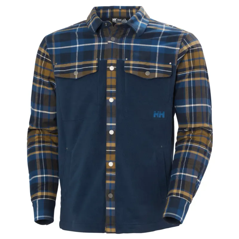 Helly Hansen Langarm-Fleece-Hemd Helly Hansen Lokka, Bleu, – Produktbild 1 von 1