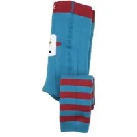 Walkiddy Leggings Blau Roboter-Allover Bio-Baumwolle GOTS – Walkiddy – Produktbild 1 von 1