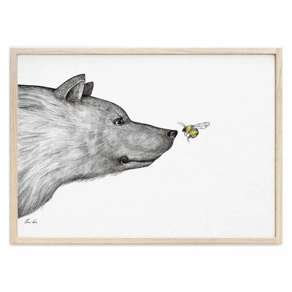 LIGARTI Kunstdruck »Die Begegnung« von LIGARTI | A4, A3 oder A2 | Wandbild | Poster | Kunst – Produktbild 1 von 5