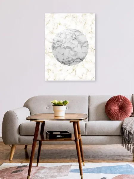 Photocircle Photocircle Poster / Leinwandbild - Marble Shape – Produktbild 2 von 4