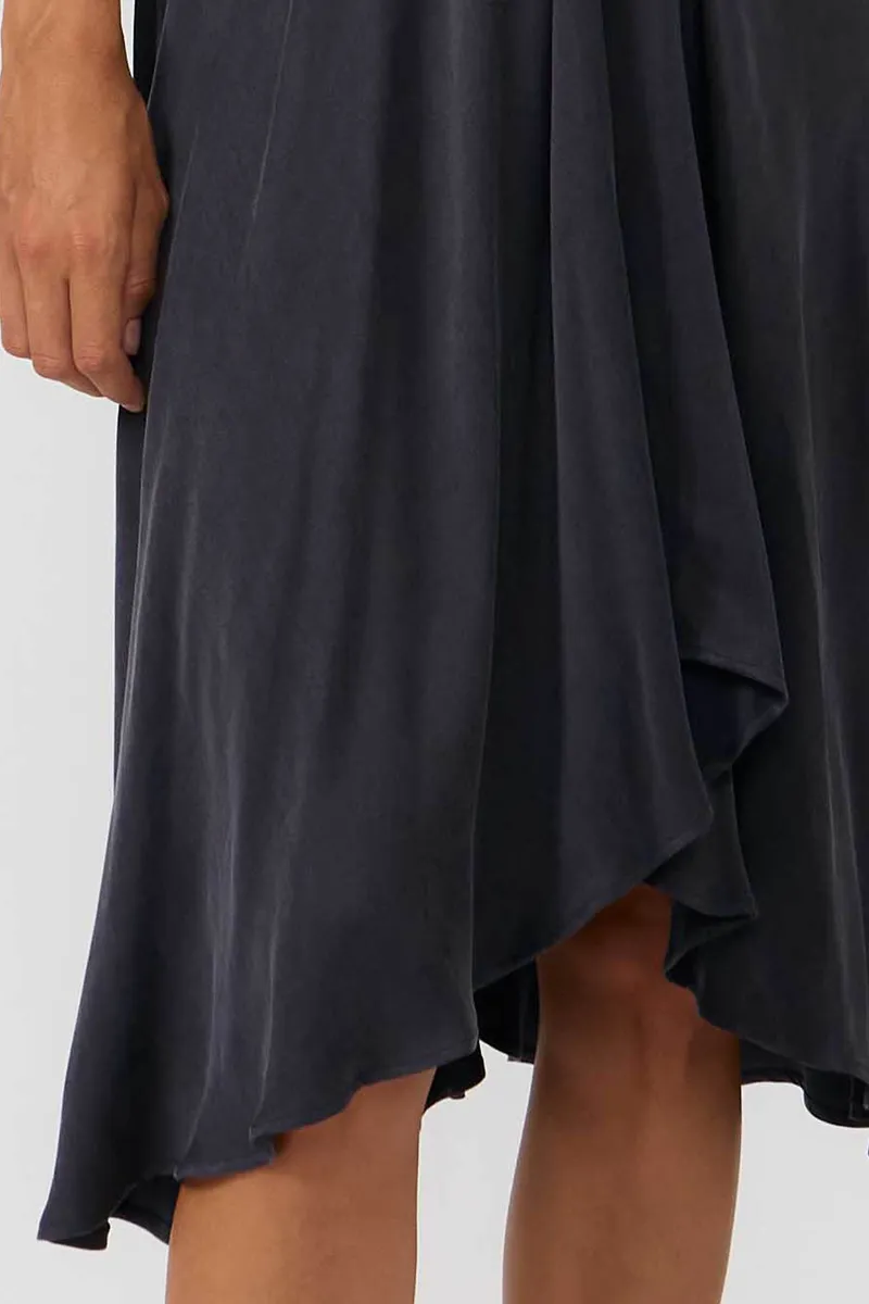 SUITE13LAB SUITE13LAB Damen vegan Kleid Mp Kurz Dunkelgrau, Dunkelgrau, – Produktbild 2 von 2