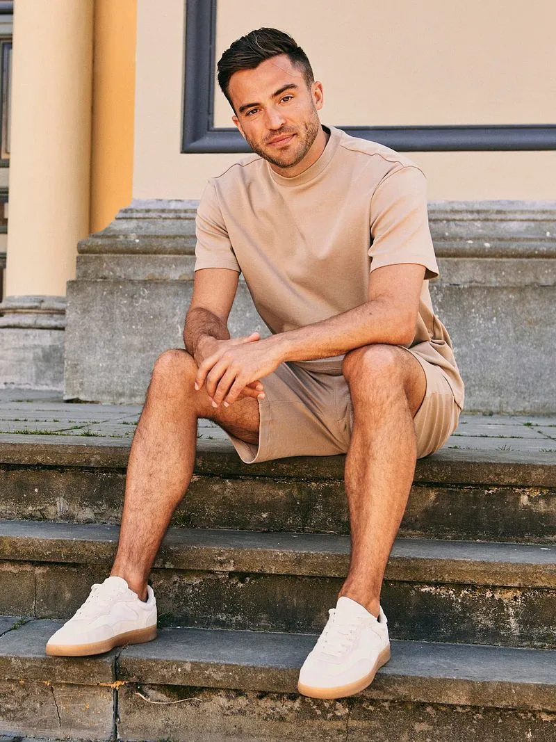 Suitable Suitable Rink Short Heavy Jersey Taupe - Größe M, Beige, – Produktbild 3 von 5
