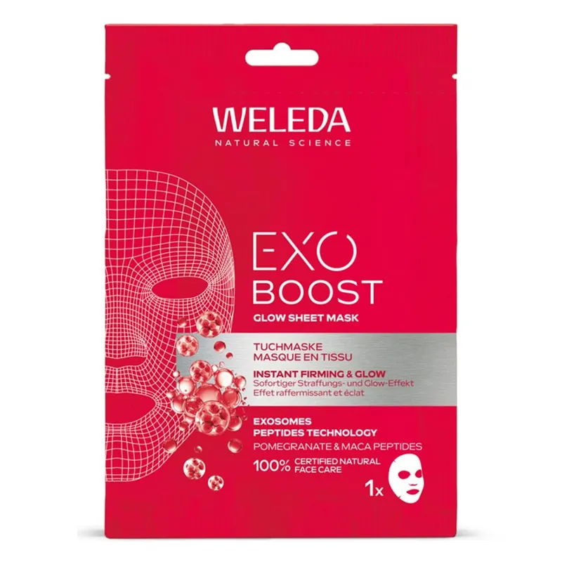 Weleda Weleda Exo Boost Firm & Lift Tuchmaske Granatapfel – Produktbild 1 von 2